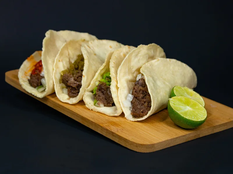 Tacos de barbacoa con cebolla y cilantro | La Super Gorda